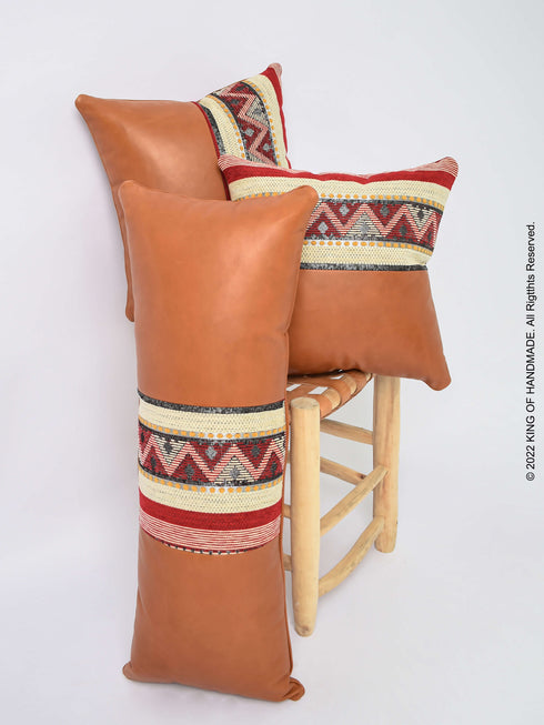 Pillow Covers | Boho Pillows | Set Of 3 | Tan