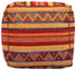 Handmade Ottoman Red Pouf - Boho Deco