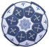 Round Moroccan Pouf - Genuine Leather Ottoman