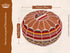 Traditional Moroccan Footstool - New Home Pouf Gift