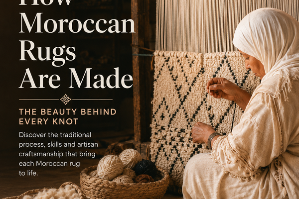 How Artisans Make Moroccan Rugs in the Atlas Mountains