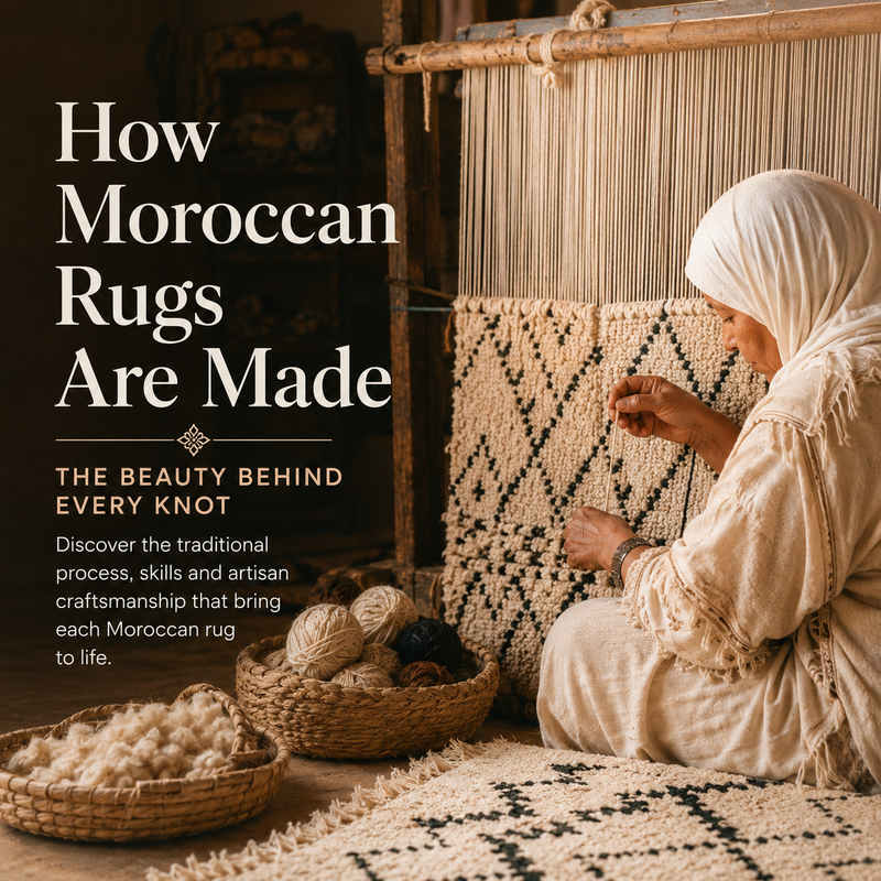 How Artisans Make Moroccan Rugs in the Atlas Mountains