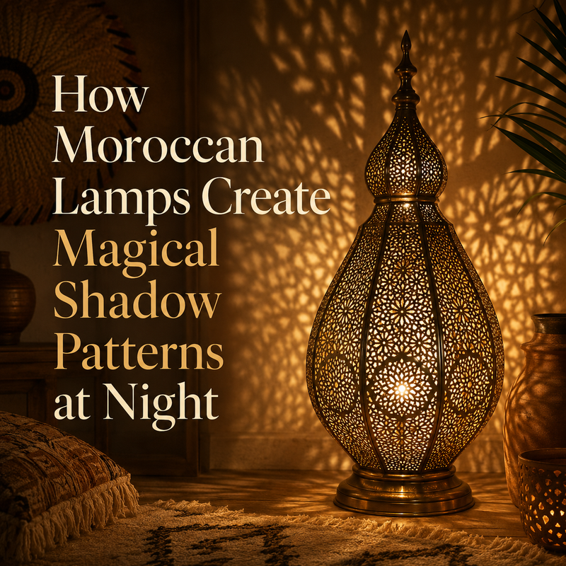 How Moroccan Lamps Create Magical Shadow Patterns at Night?