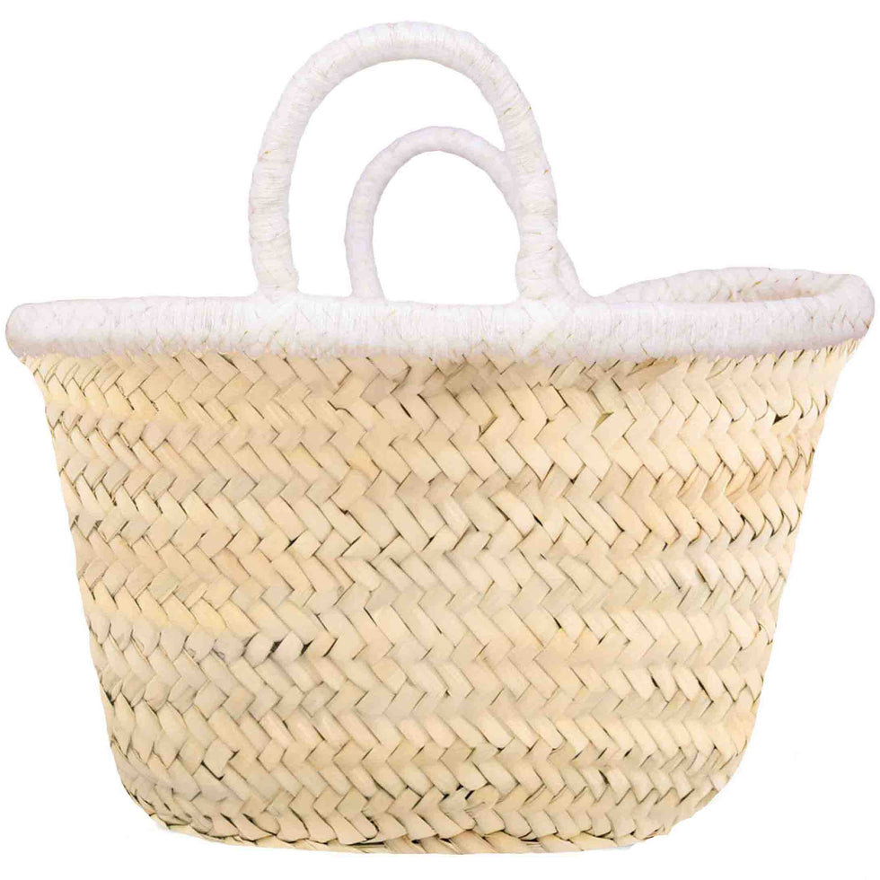 Personalized Oval Straw Basket – Bachelorette Gift Bag