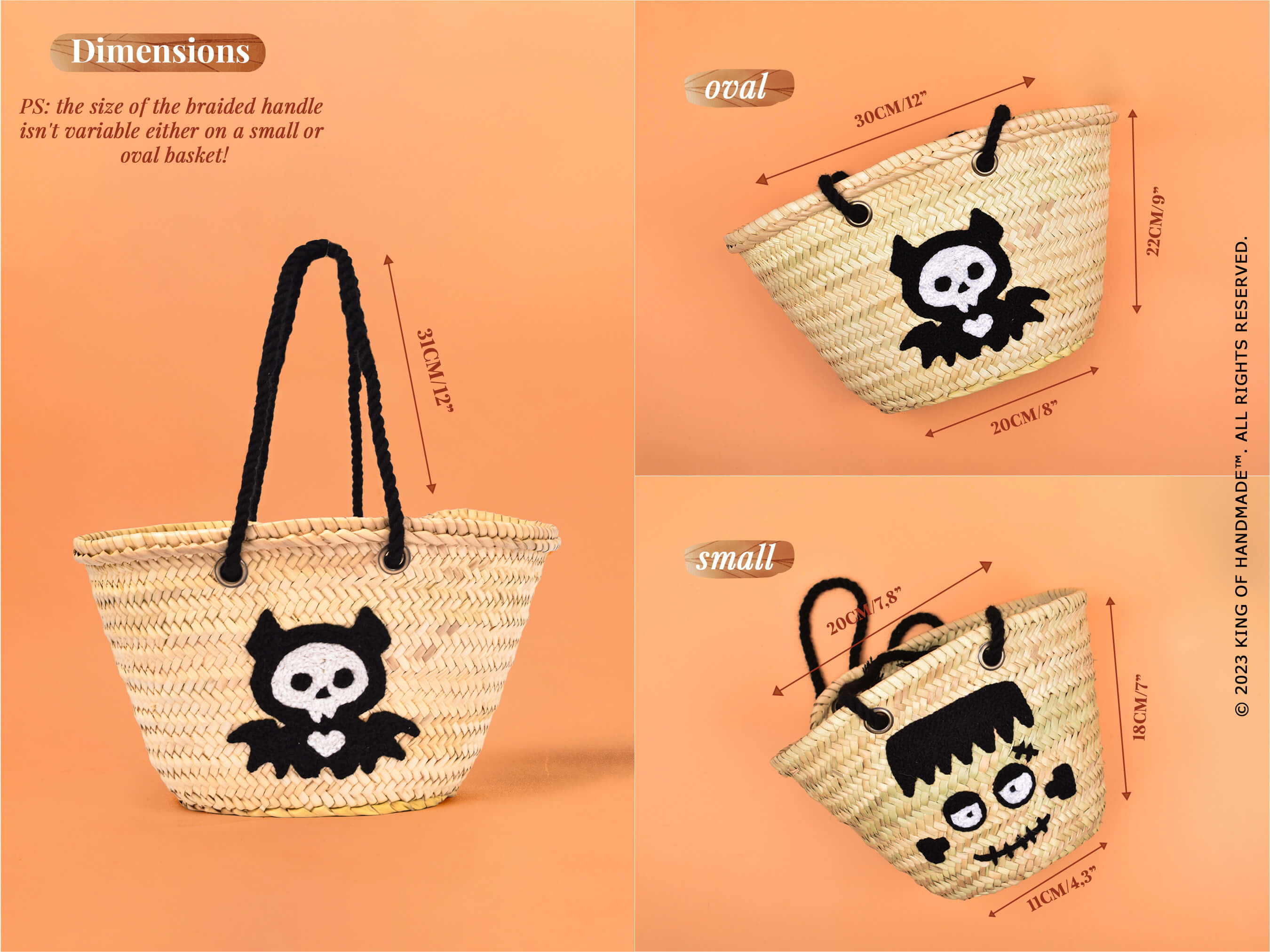 Grim Reaper Halloween basket - Personalized gift