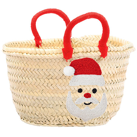 Santa's Straw Bag: Perfect Personalized Gift !