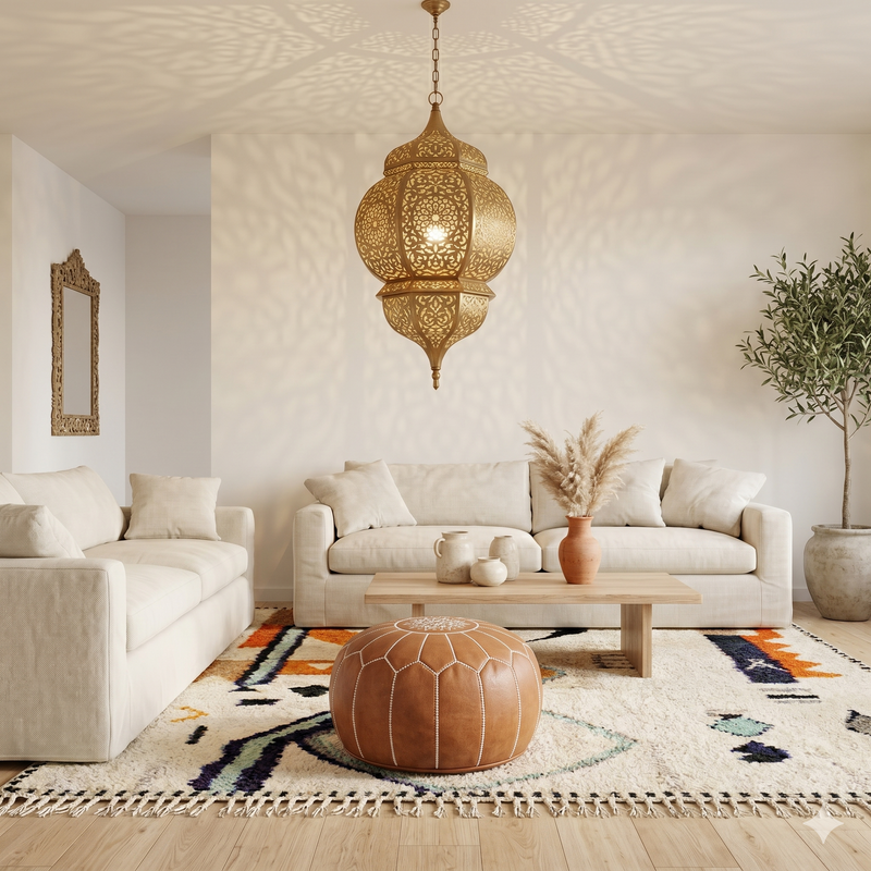 Living Room Moroccan Decor