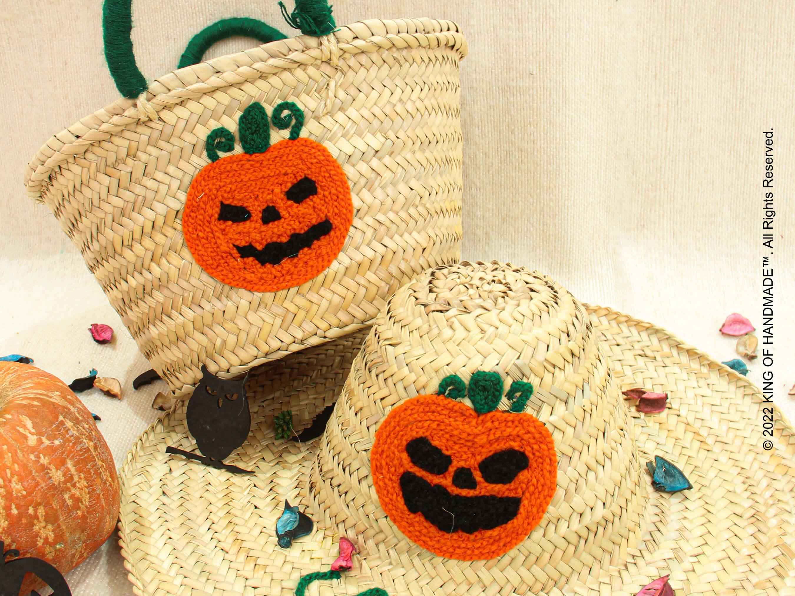 Pumpkin Pack!  Personalized Halloween Bag & Hat