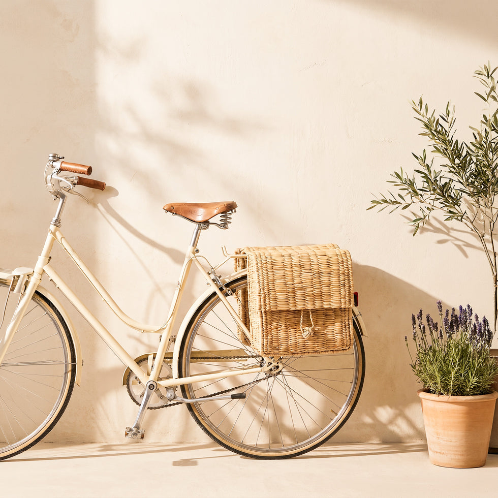 Reed Bicycle Basket – Handmade Storage Basket