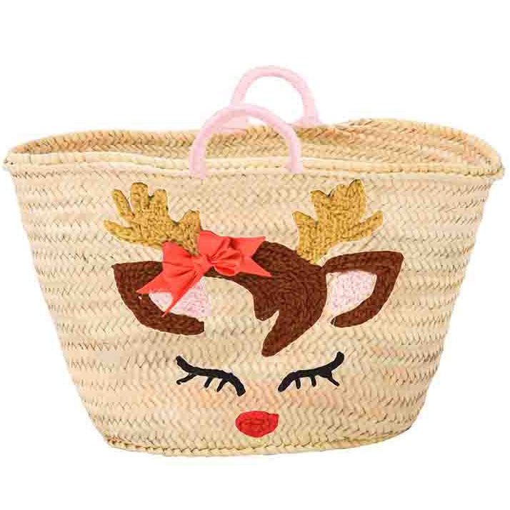 Santa's Straw Bag: Perfect Personalized Gift !