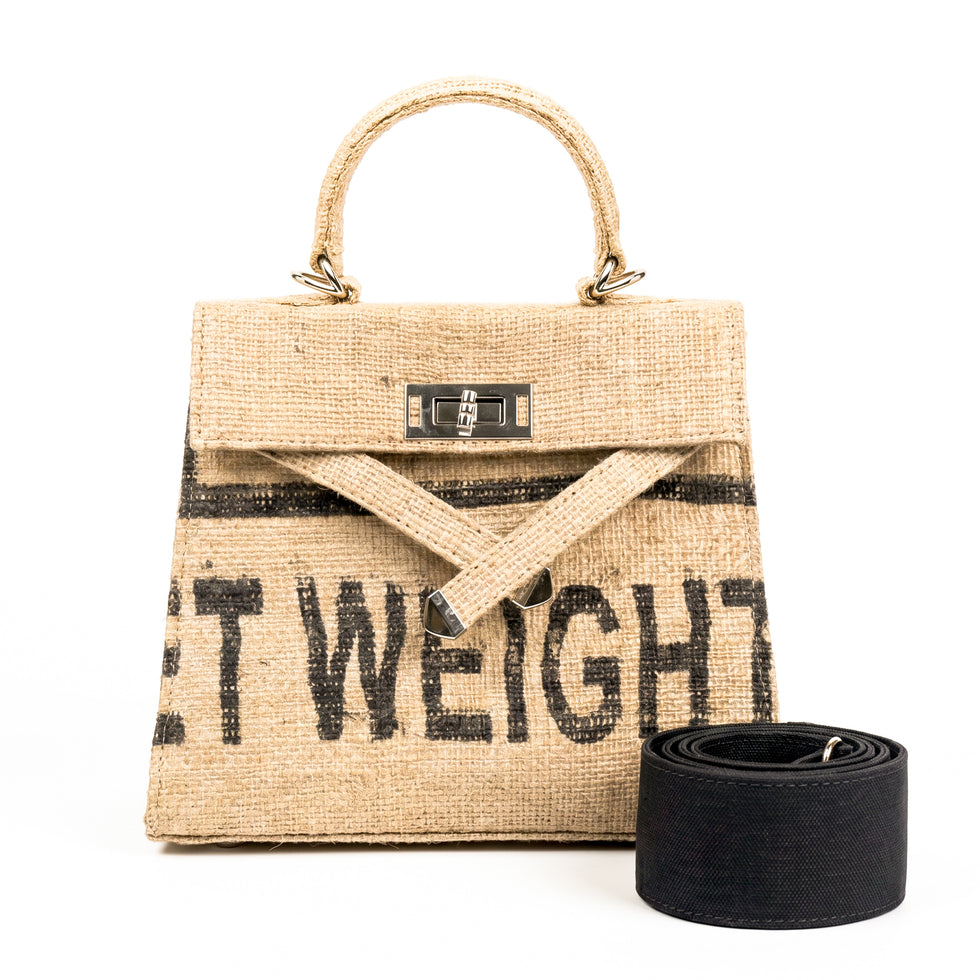 Jute Kelly Bag – Handmade Moroccan Structured Handbag