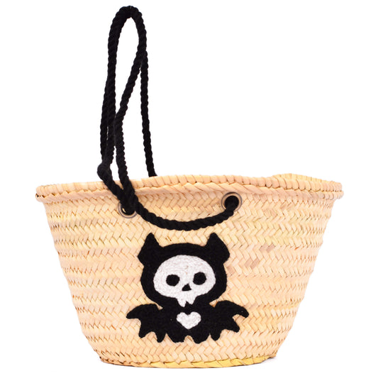 Halloween bucket - Diego Bat Skeleton basket