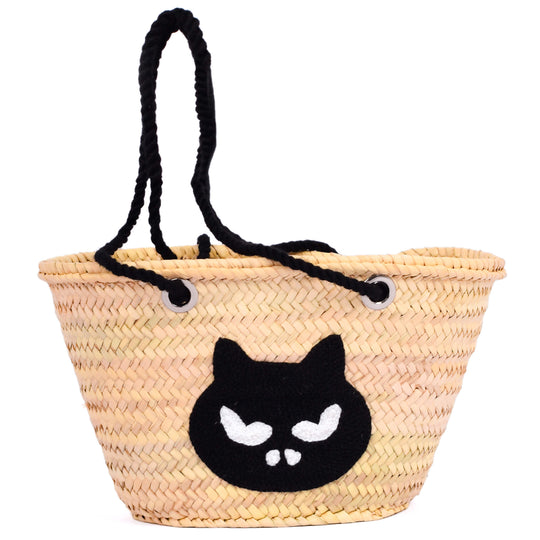 Angry Cat Basket - For Halloween Party Gift