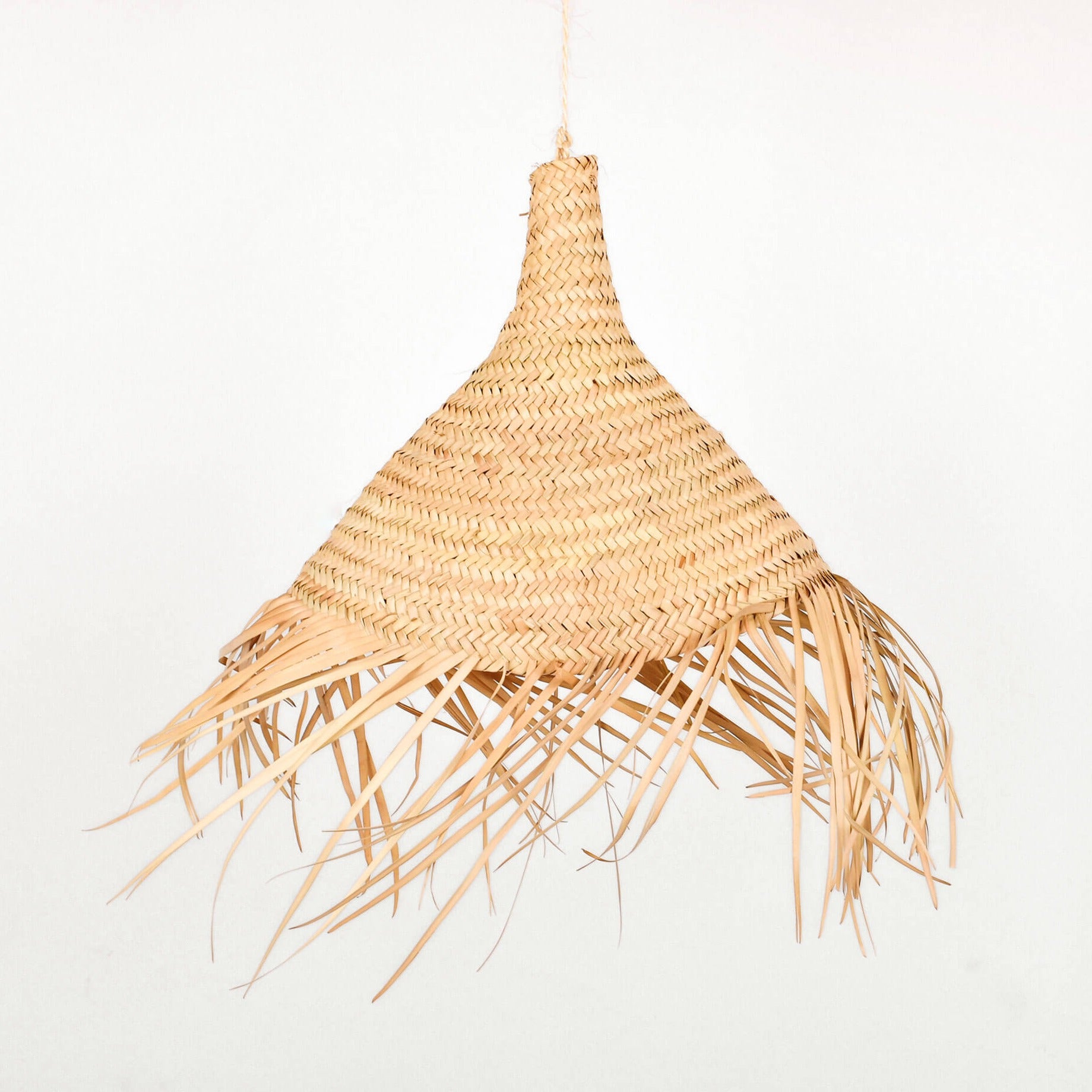 Etnico Arredo Chandelier Palm Wicker Straw Rattan Suspension Morocco  3003211005