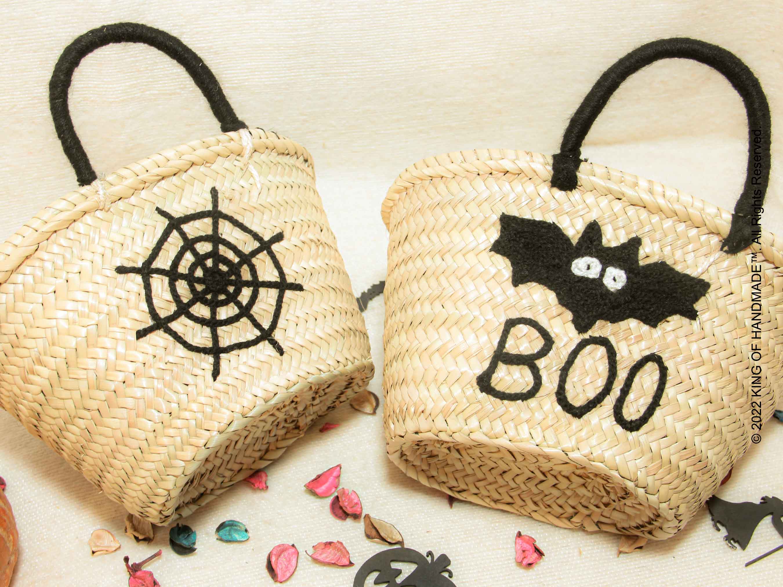 Boo! Halloween Bat Basket - Personalized