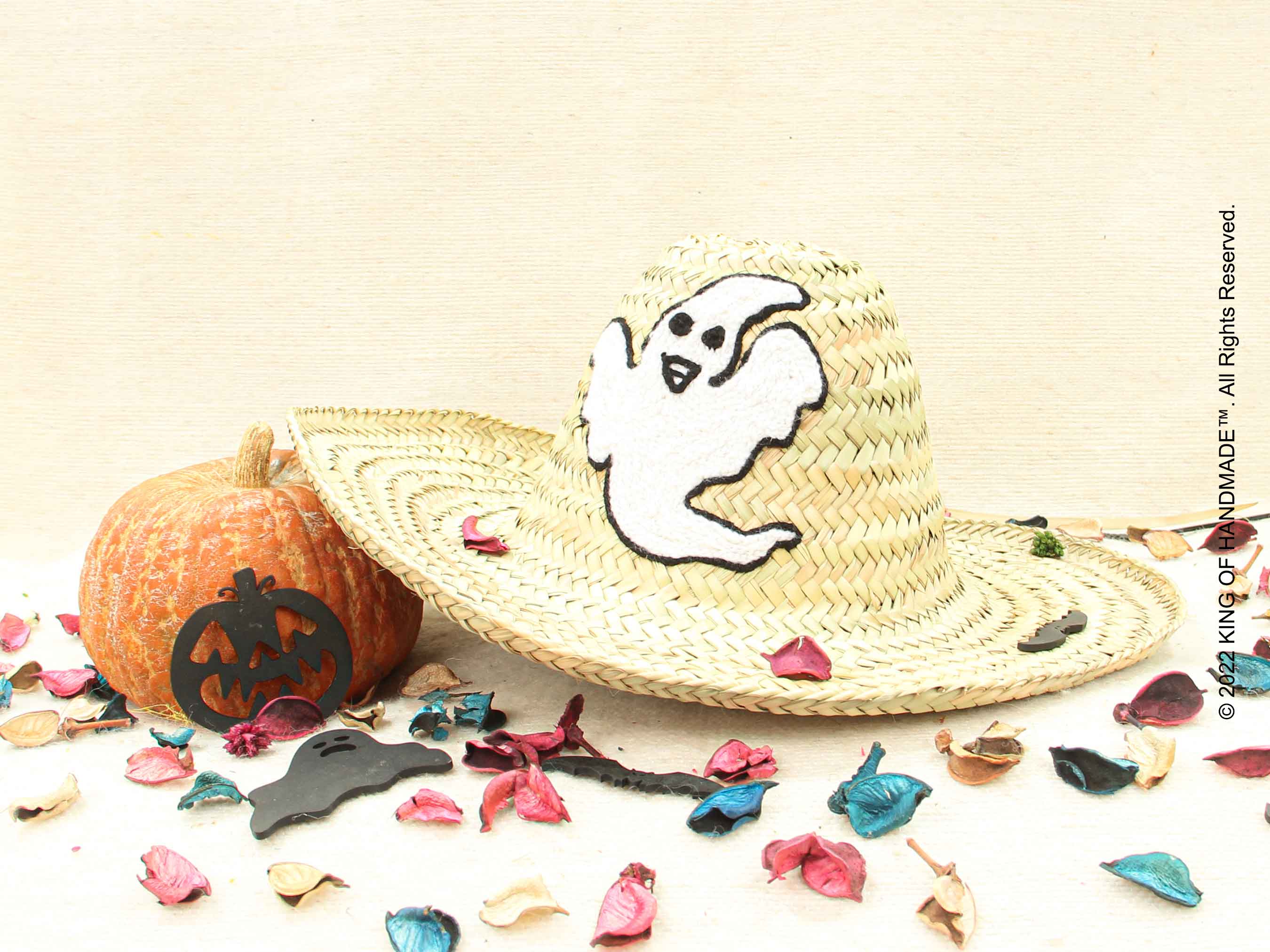 Personalized Witch Straw Hat For Halloween