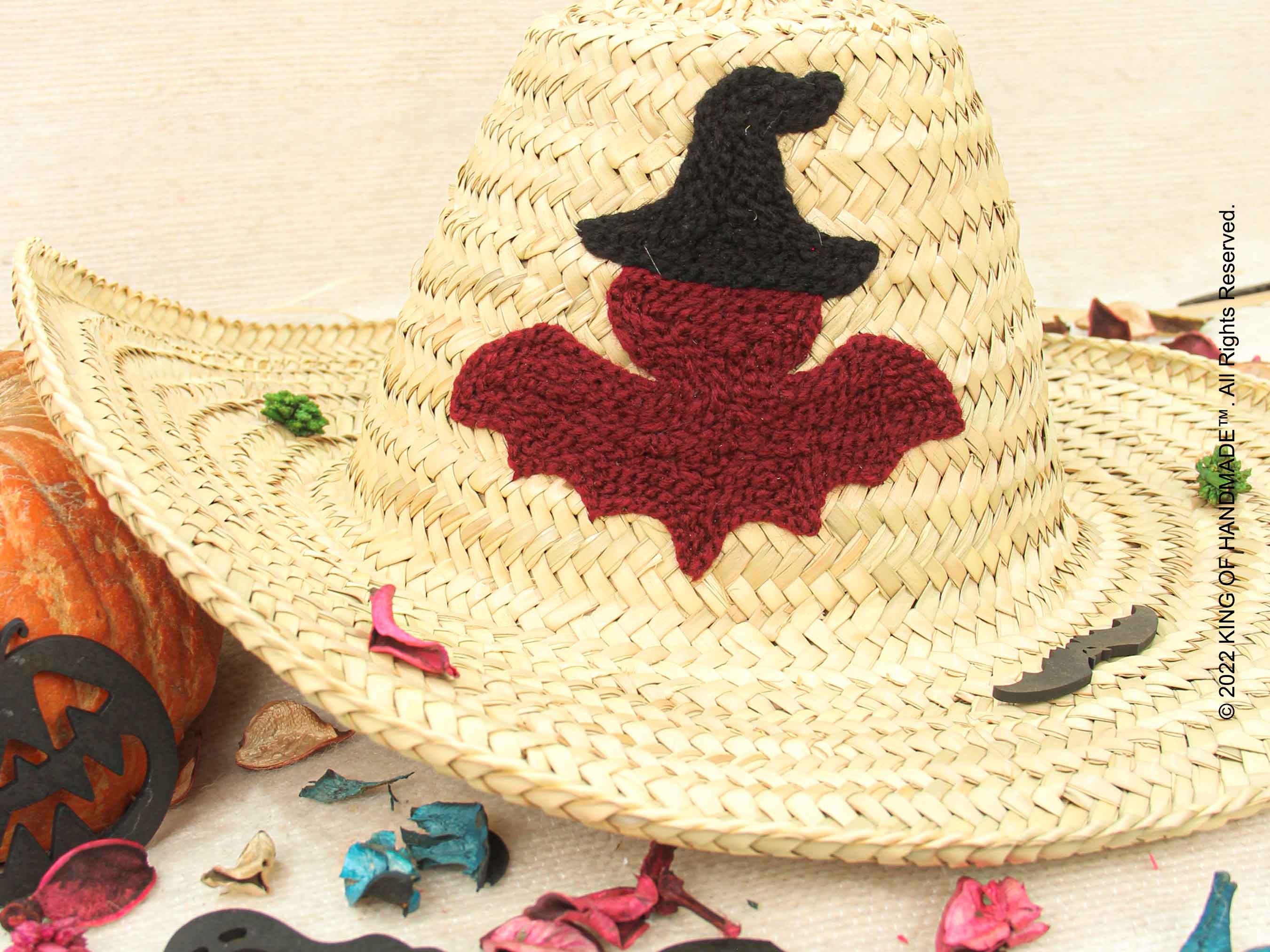 Personalized Wizard magic Straw Hat