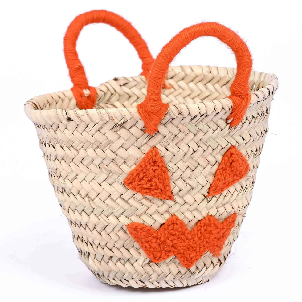 Personalized Pumpkin Face Trick-or-Treat Bag