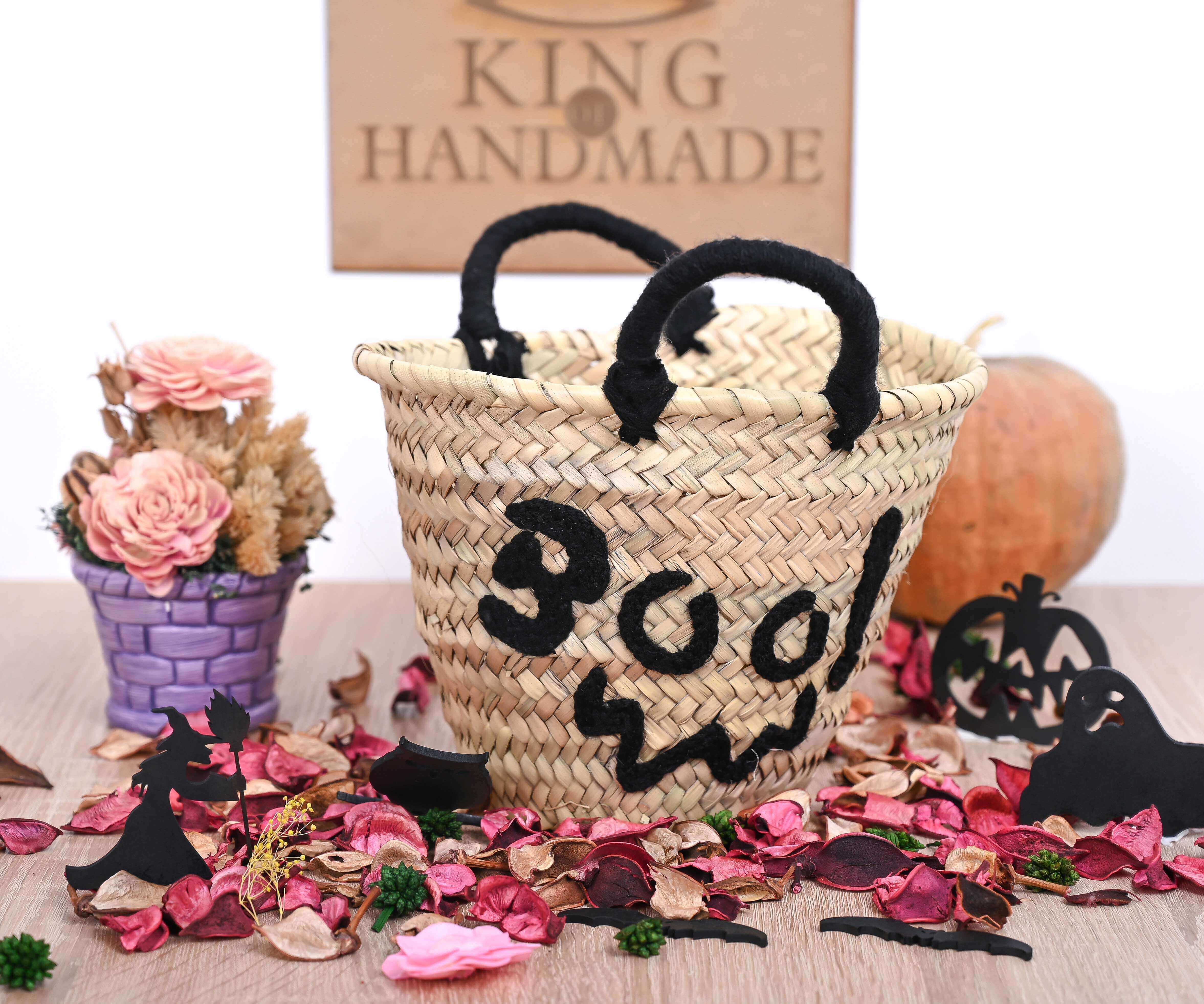 Halloween candy bucket | Spooky basket