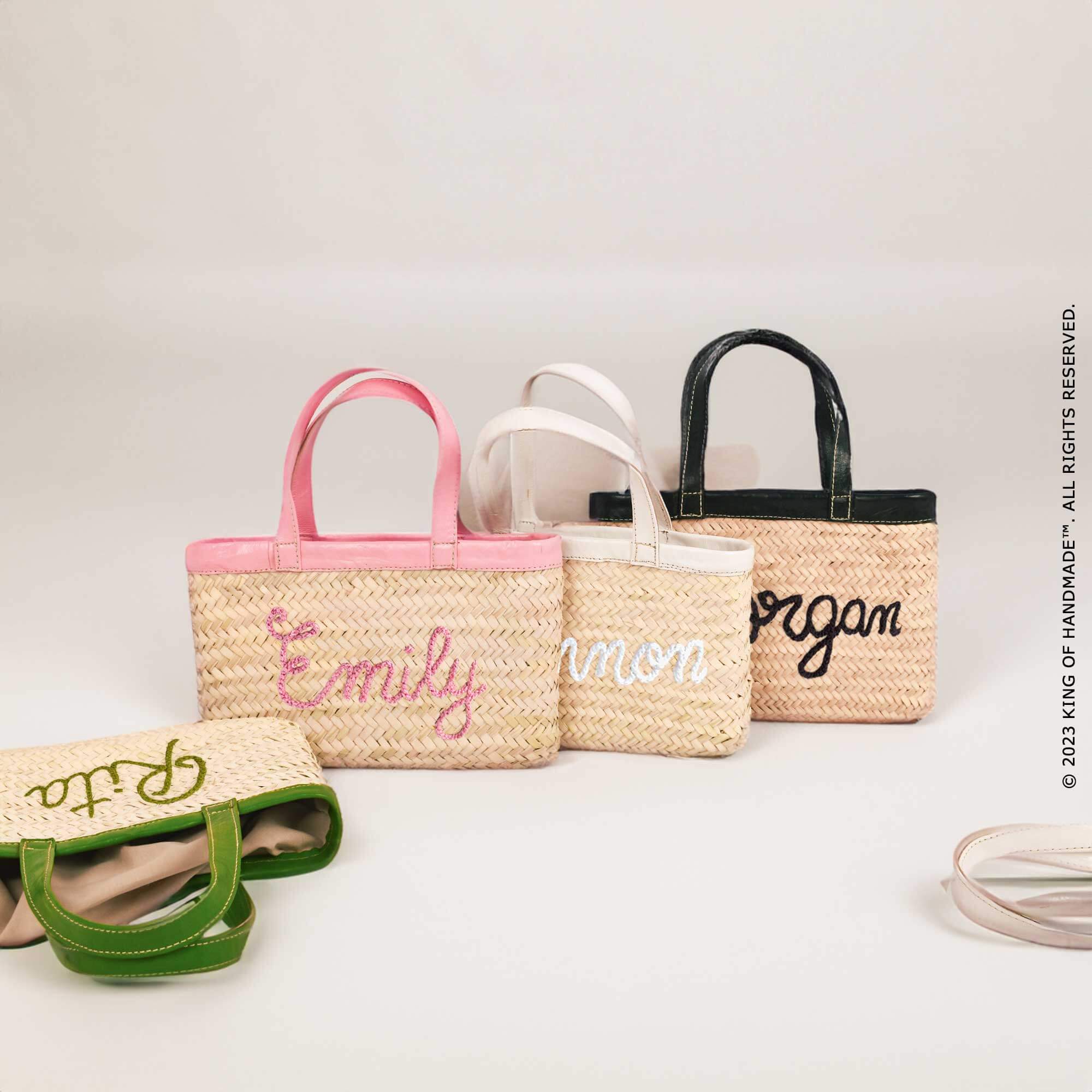 Chic Personalized Straw Bags: Elevate Special Moments! – King Of