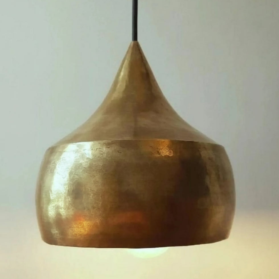Filigree Brass Moroccan Pendant Light