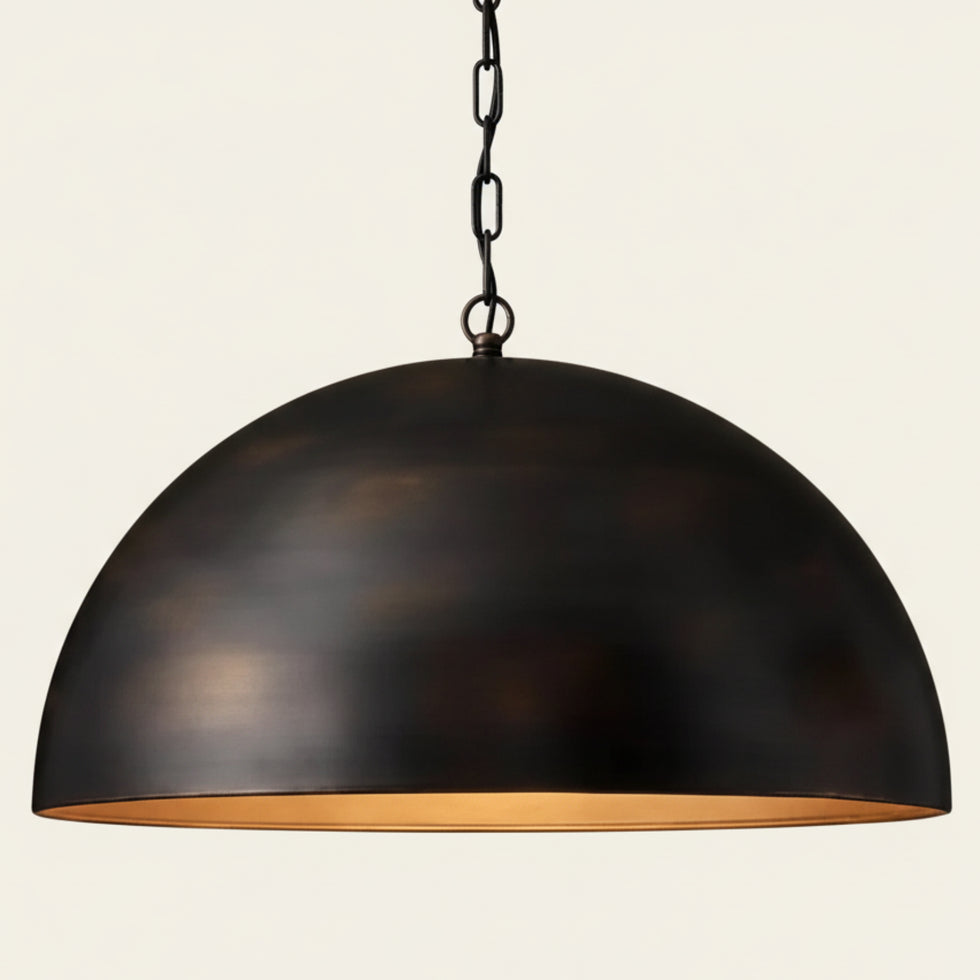 Brass Pendant Light – Moroccan Dome Openwork