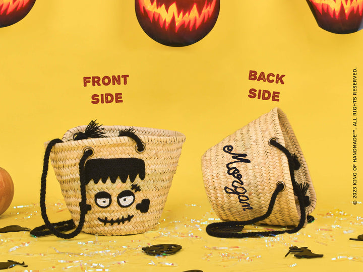 Angry Cat Basket - For Halloween Party Gift